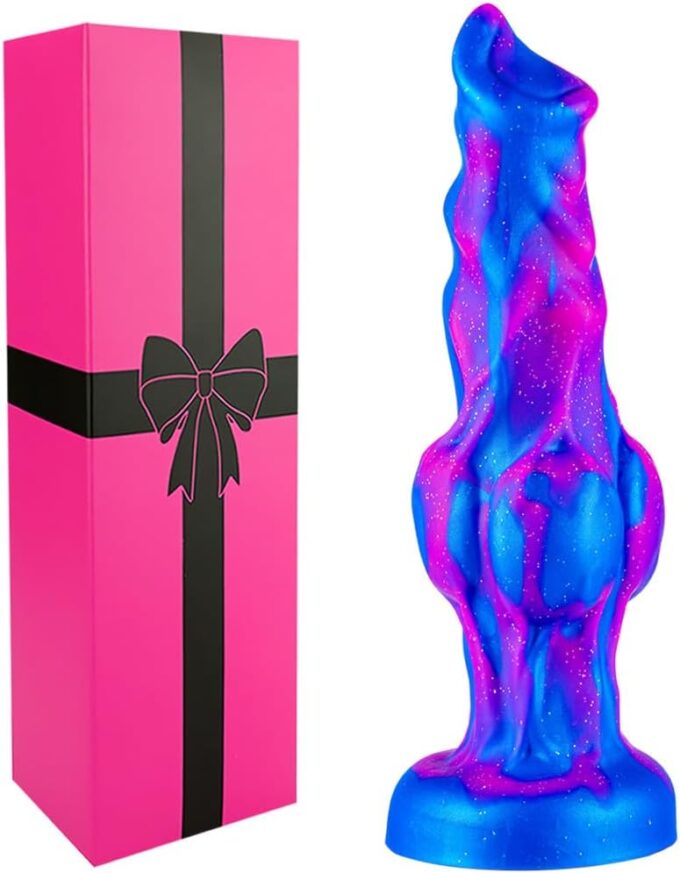 15 cm Small dünn Monster Dildo Klein Anal-Silikondildo Saugnapf, Niedlicher Fantasy Drache Realistischer Hundeknotendildo, Animal Dog Knot Dildo mit Großen Knoten Geeignet Dildo Dünn für Männer Frauen