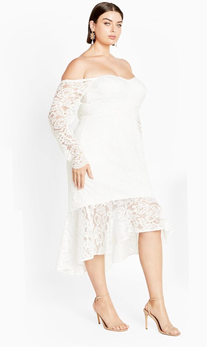 City Chic Women's Dress Lace Athena – Bild 3