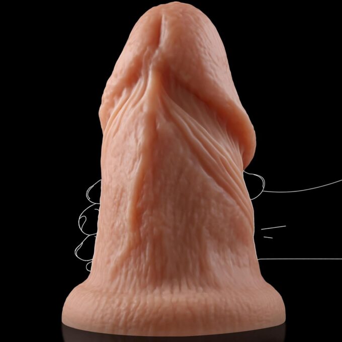24 × 11,5 cm Realistisch XXL Dildo Groß, Dildos Extrem Großer Breit mit Realistische Hautstruktur für Anal Herausforderungen und Anale Dehnung, Ohne Eier Sex Toy für Männer, Frauen, Gay, BDSM