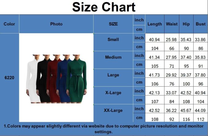 SperLucky Women's Elegant Bodycon Dresses Formal Office Sheath Dresses – Bild 3