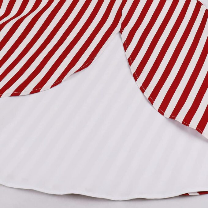Womens Vintage Halter Neck Dresses 50's Rockabilly Dresses for Women Retro 1950 Swing Tea Party Dress Midi Cocktail Dress – Bild 5