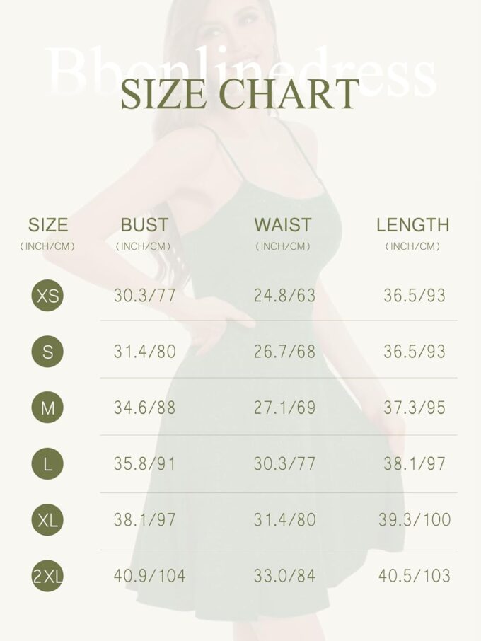 Bbonlinedress Spaghetti Straps Sparkly Homecoming Dress Fit and Flare Glitter Mini Swing Semi Formal Prom Party Club Dress – Bild 4