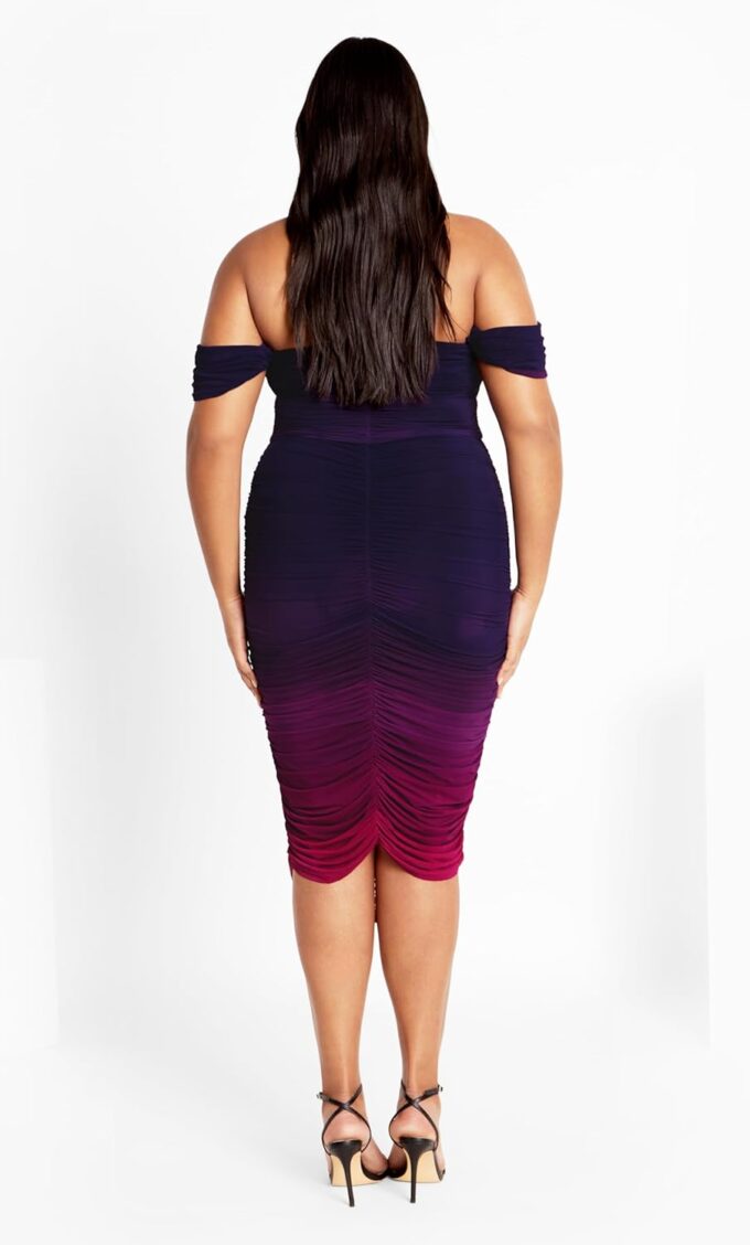 City Chic Women's Plus Size Dress-Alyssa Print – Bild 2