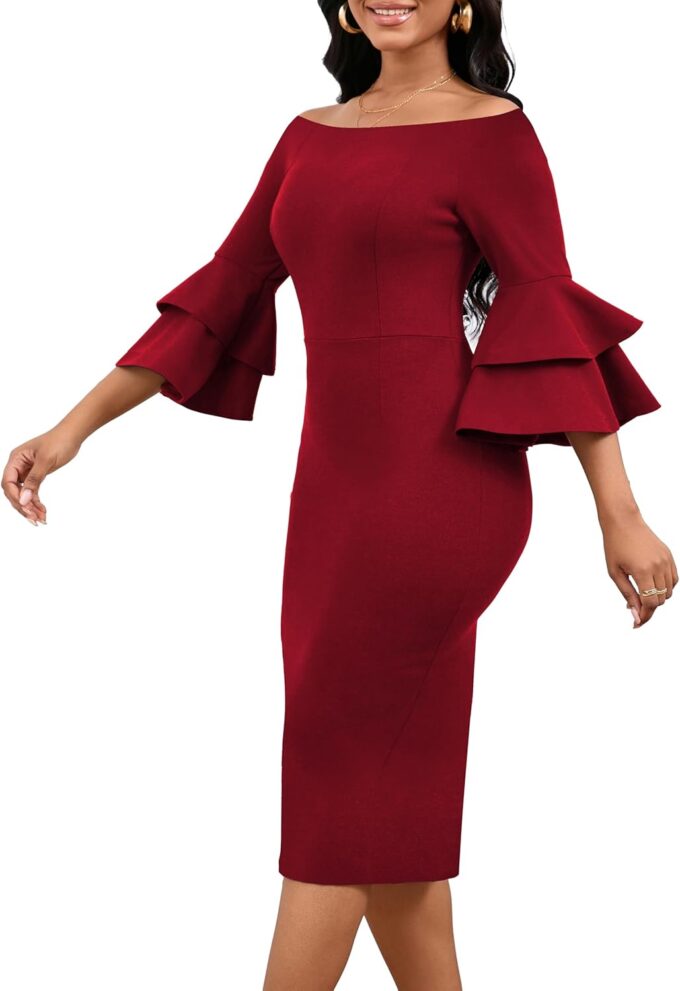 Two Piece Outfits for Women Long Sleeve Top Long Pants Sets Sexy Ladies Clubwear – Bild 3