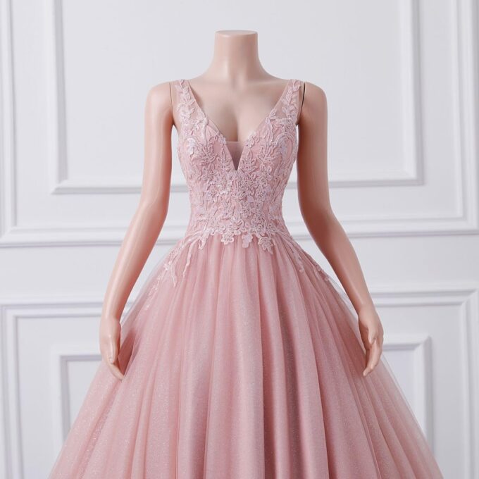 Engerla Women's Beading Sweetheart Ball Gown Tulle Layed Long Quinceanera Dress – Bild 8
