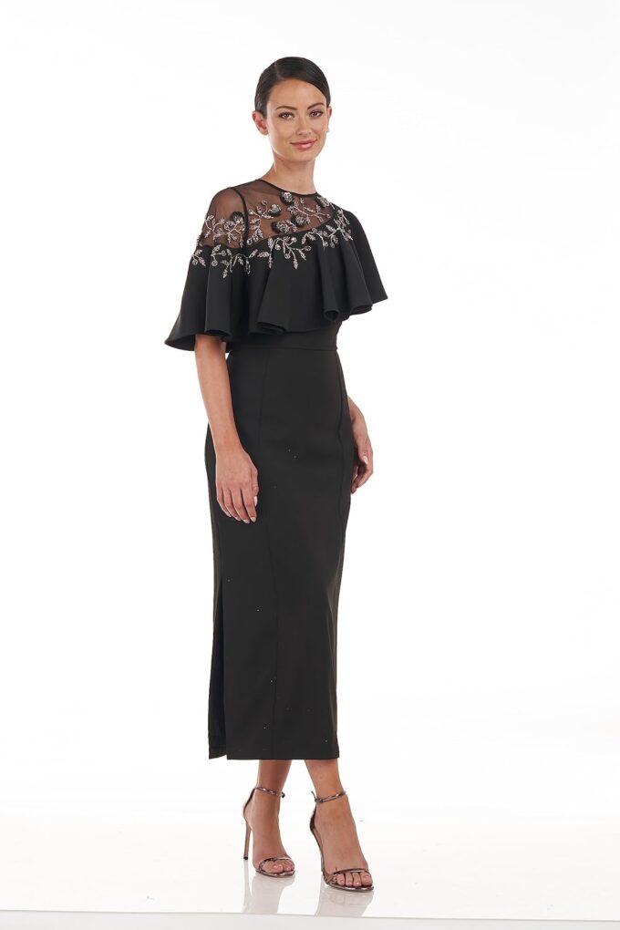 JS Collections Women's Hadley Ruffle Tea Length Dress – Bild 3