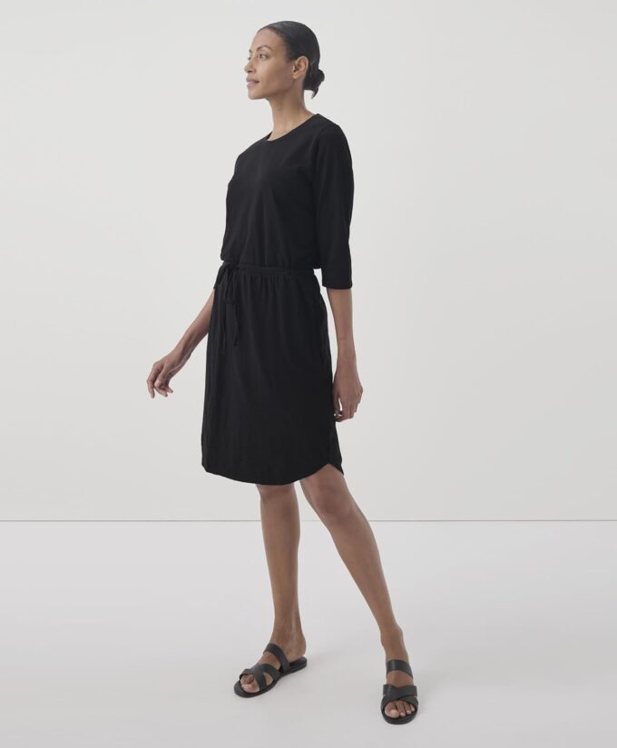 Pact Organic Cotton Women's Relaxed Tie Waist Dress – Bild 3