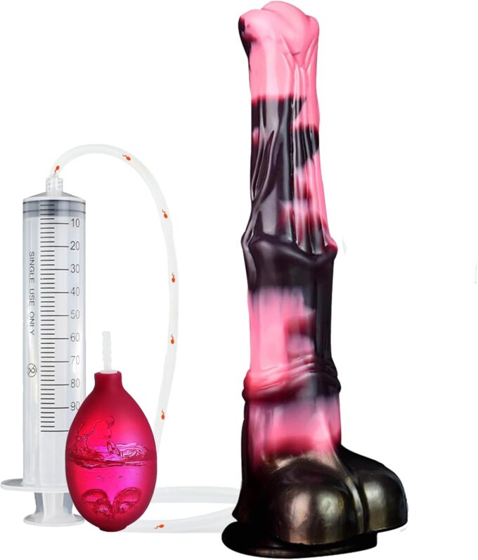 Youxclian 31cm Super Lang Analdildo Riesen Pferde Dildo Realistischer Spritz Dildo Silikon Horse Dildo Mit Sperma Spritzfunktion Anal Sex Toys Wassersprühfunktion Dildos Sex Spielzeug Für Frau Mann