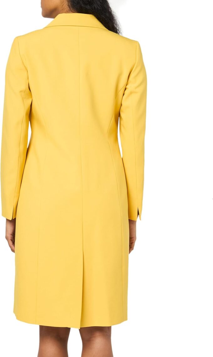 Le Suit Damen Crepe Long Coat & Sheath Dress Abendanzug-Set – Bild 3