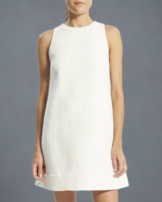 Theory Women's Tonal Tweed Shift Dress – Bild 6