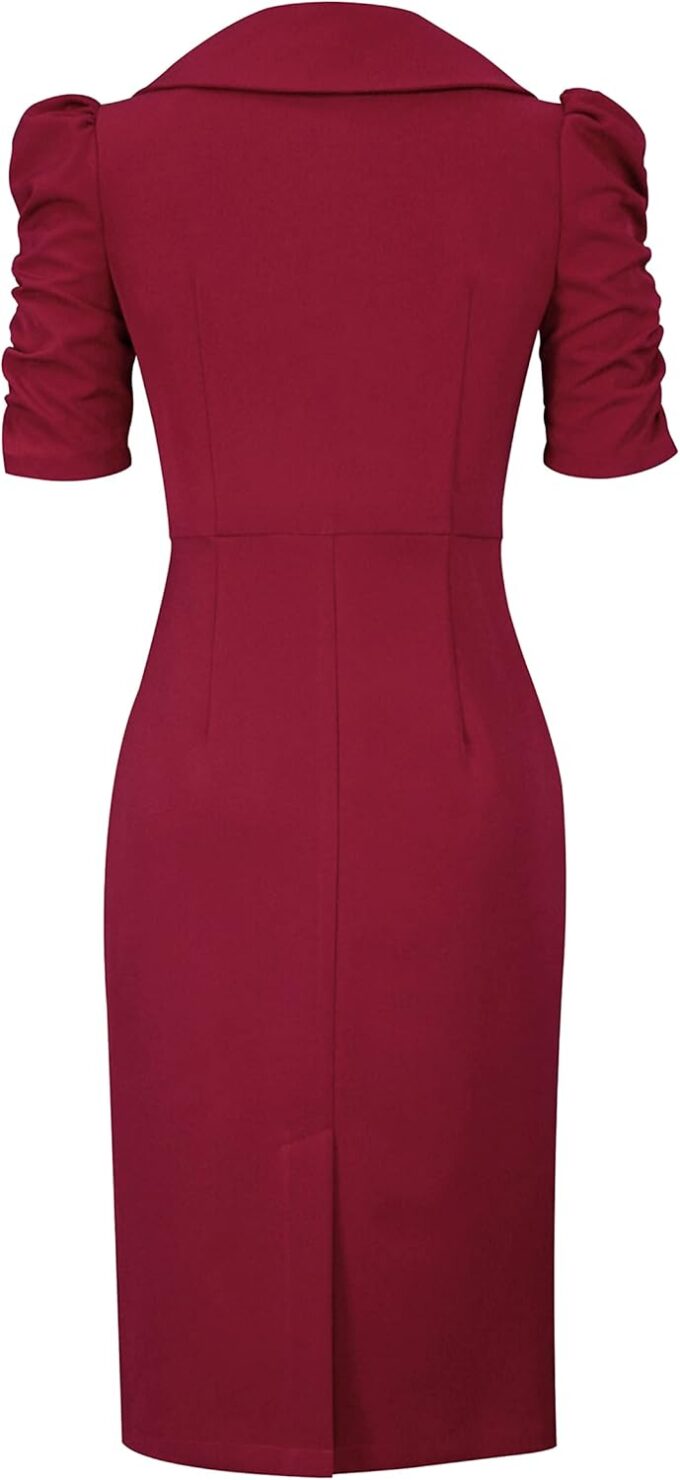 CHIC STAR Womens Button Midi Dress – Bild 3