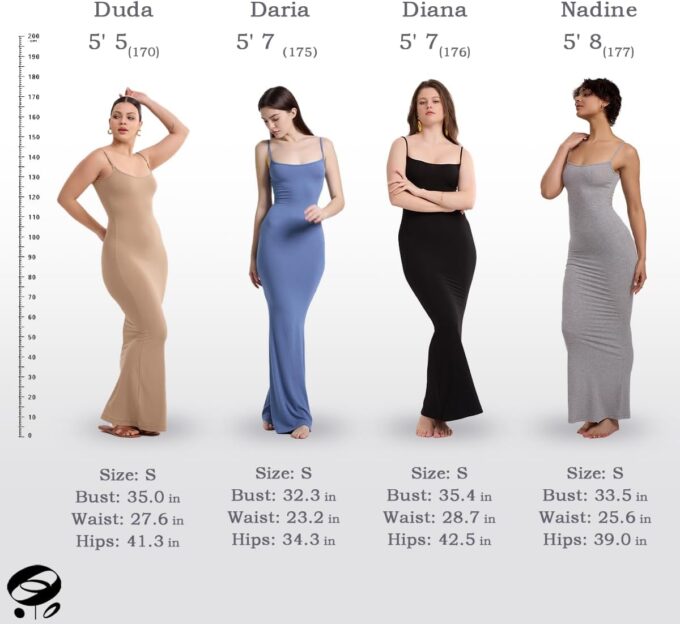 Maxi Black Bodycon Sexy Dress for Women 2025, Formal Long Ribbed Dresses Regular & Plus Size – Bild 5