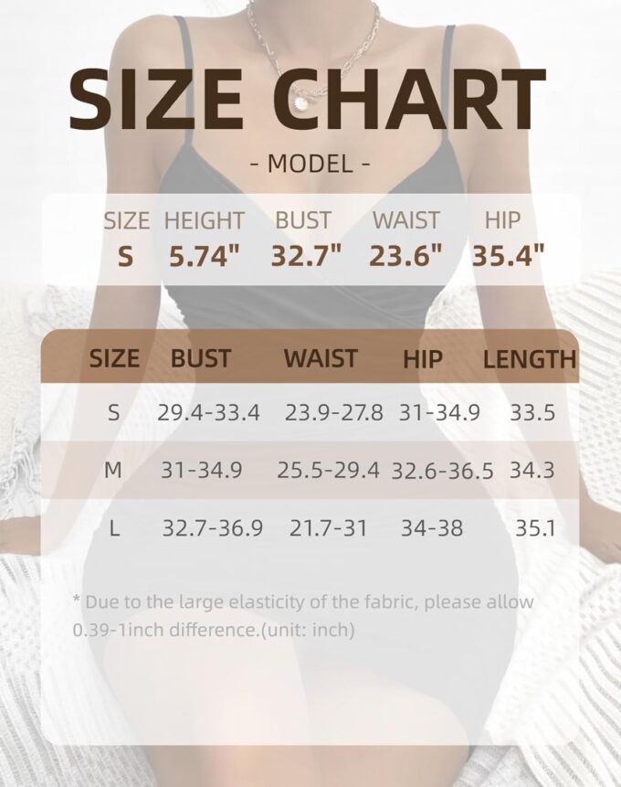 Women's 2024 Wrap V Neck Dress Sleeveless Ruched Bodycon Sexy Dress Ladies Party Cocktail Club Fashion Dress – Bild 7