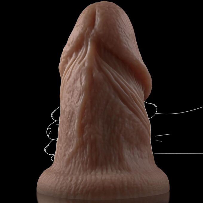 24 * 11cm Extra Großer Dicker Anal Dildo Ohne Hoden, Ultrabreiter Realistischer Silikon Dildo mit Saugnapf für Anal DehnungStraining, XXXL Extra Huge Dildos Penis Sexspielzeug für Männer, Frauen, Gay