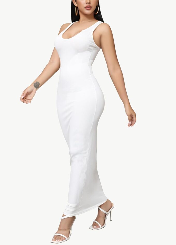 Bodycon Maxi Dress for Women Summer Casual Comfy Sexy Long Sundress Basic Fitted Tank Dresses Club Party Beach 2025 – Bild 4