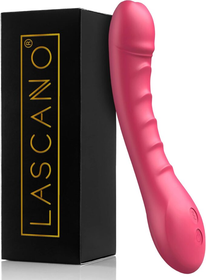 Lascano Vibrator G-Punkt | Dildo mit 12 Vibrationsmodi | Sexspielzeug für die Frau | Realistischer Dildo | Vibrator leise | Stimulation Klitoris | Sex Toys Paare