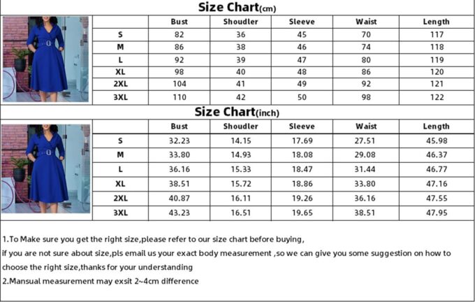 Elainone Women’s 3/4 Sleeve Flared A Line Dress Wedding Guest Casual Semi Formal Office Lady Dresses with Belt – Bild 7