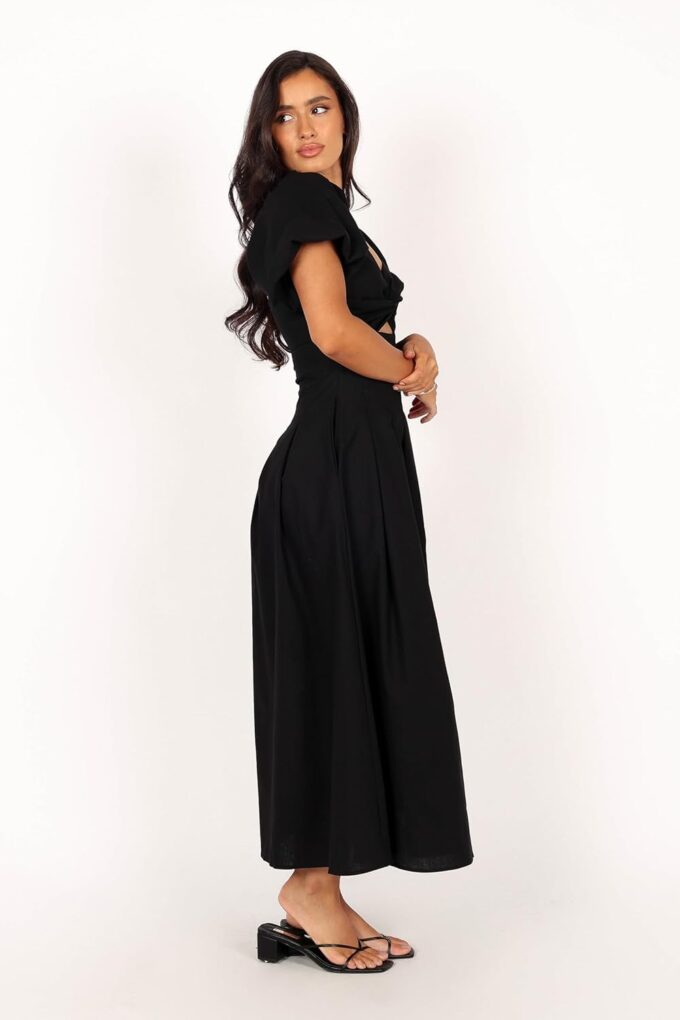 Petal & Pup Women's Maria Puff Sleeve Midi Dress – Bild 5