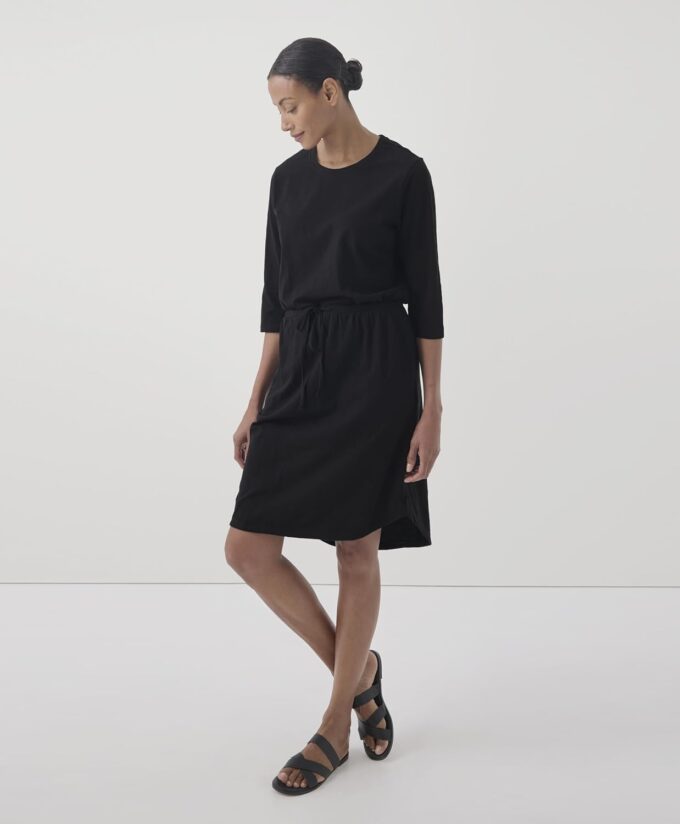 Pact Organic Cotton Women's Relaxed Tie Waist Dress – Bild 2