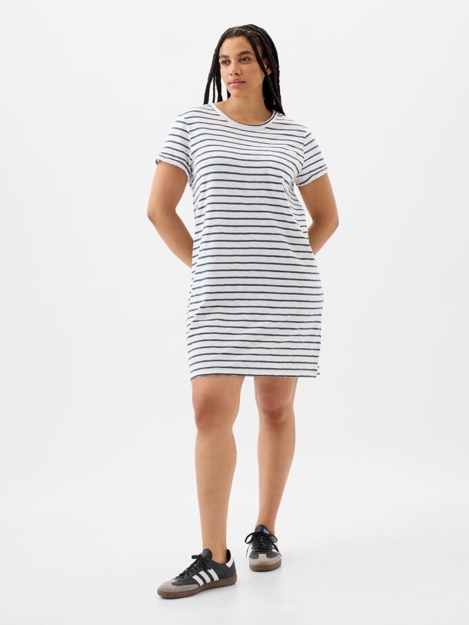 GAP Women's Relaxed Pocket T-Shirt Dress – Bild 3