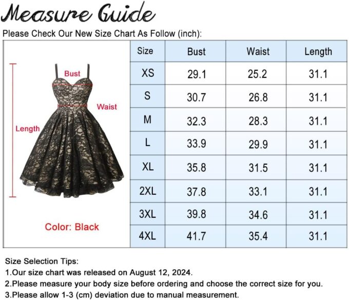Charmian Women's Gothic Spaghetti Straps Sleeveless Pleated Lace Up Corset Dress – Bild 7