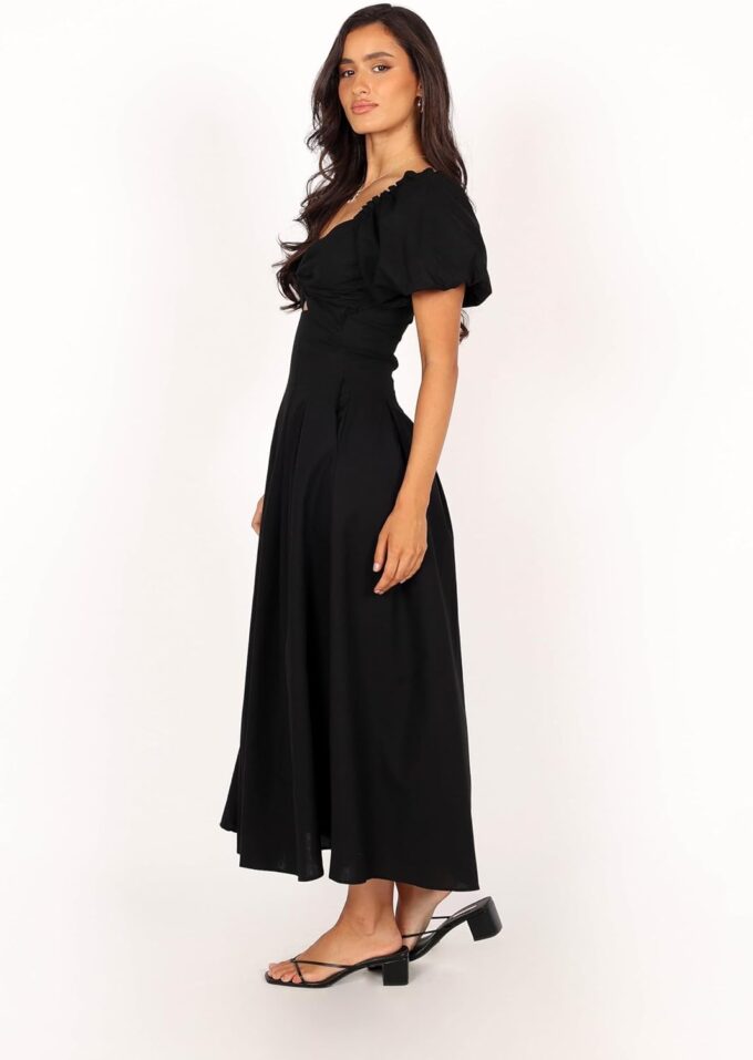 Petal & Pup Women's Maria Puff Sleeve Midi Dress – Bild 3