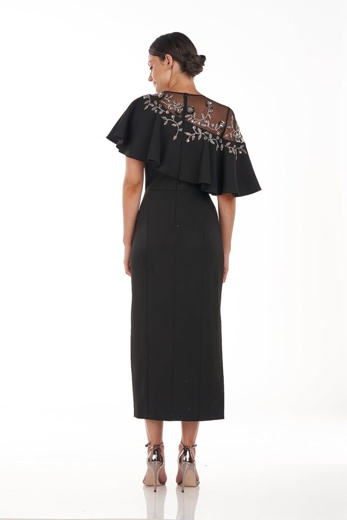 JS Collections Women's Hadley Ruffle Tea Length Dress – Bild 4