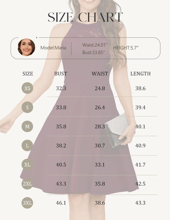 Bbonlinedress Women Cocktail Prom Wedding Dress Halter Lace Evening Party Short Vintage Homecoming Dresses – Bild 6
