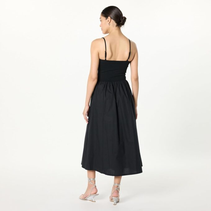 The Drop Women's Robyn Mixed Media Spaghetti Strap Midi Dress – Bild 2