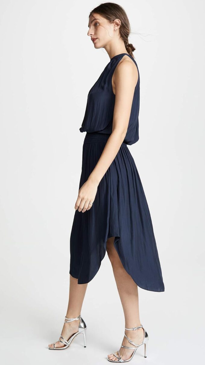 Ramy Brook Women's Audrey High Neck Midi Dress – Bild 4