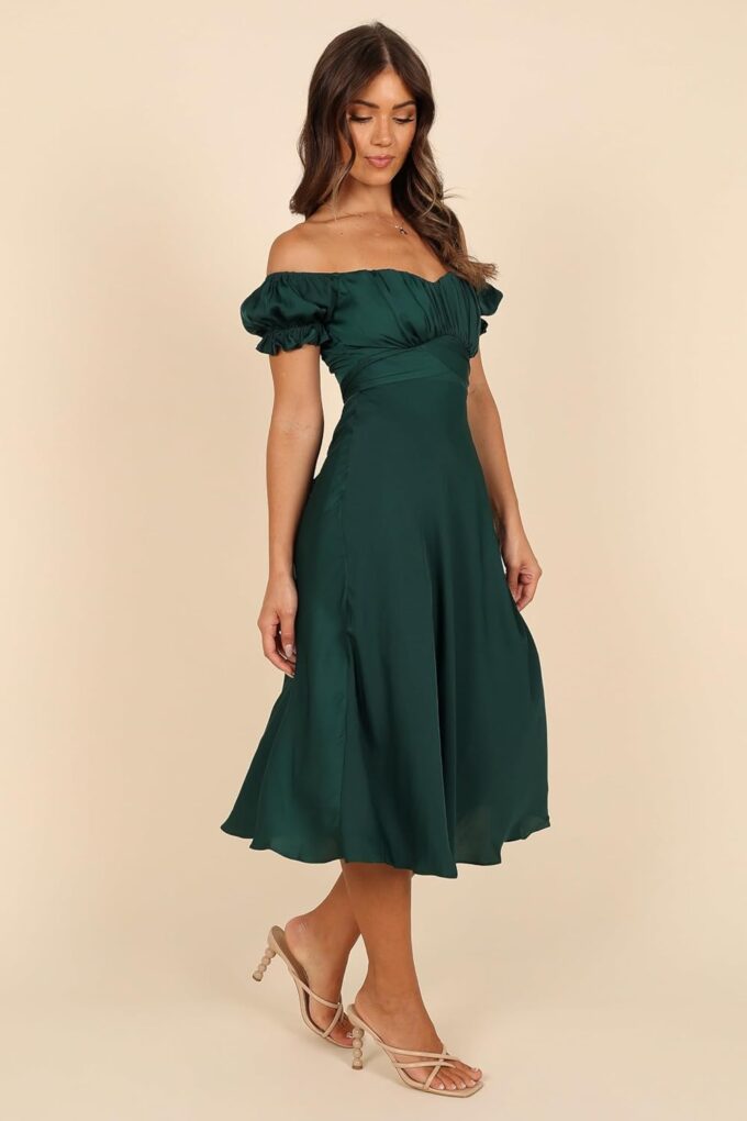 Petal & Pup Women's Mickenna Sweetheart Frill Midi Dress – Bild 6
