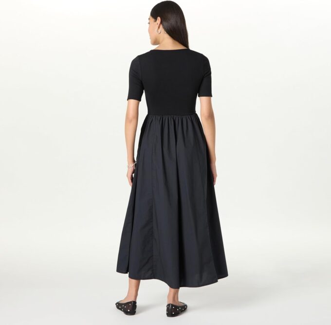 The Drop Women's Barrett Short Sleeve Mixed Media Dress – Bild 2