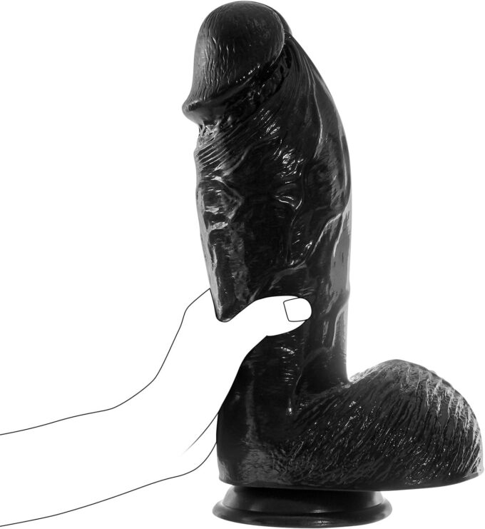 27,5cm Realistischer Dildo Sexspielzeug für Frauen, Klitoris Vagina Anal G-Punkt Stimulator,Groß Lebensecht Penis Masturbator für Paar Mann (27.5 * 8CM)