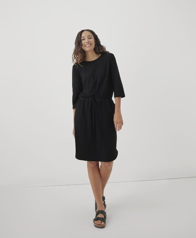 Pact Organic Cotton Women's Relaxed Tie Waist Dress – Bild 6