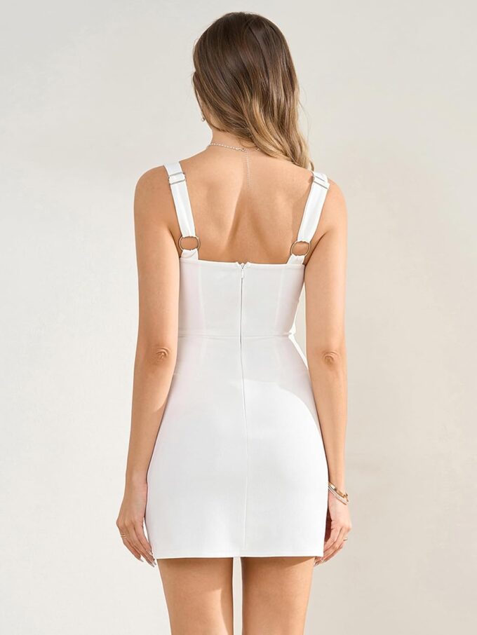 EYNMIN Summer Mini Dress Sleeveless Sweetheart Neckline A Line Short Going Out Dresses for Women 2025 – Bild 3