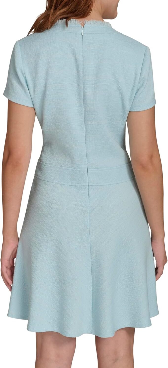 Tommy Hilfiger Women's Short Sleeve Fit and Flare Shirt Dress – Bild 4