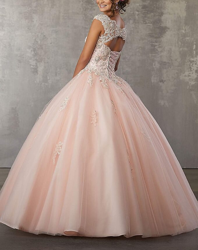 QXMYOO Ball Gown Quinceanera Dresses Sweet 16 Prom Party Princess Dress for Teens – Bild 2