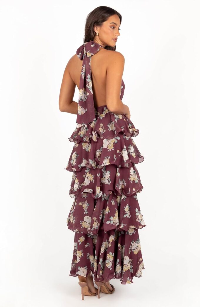 Petal & Pup Women's Kendall Maxi Halterneck Dress – Bild 4
