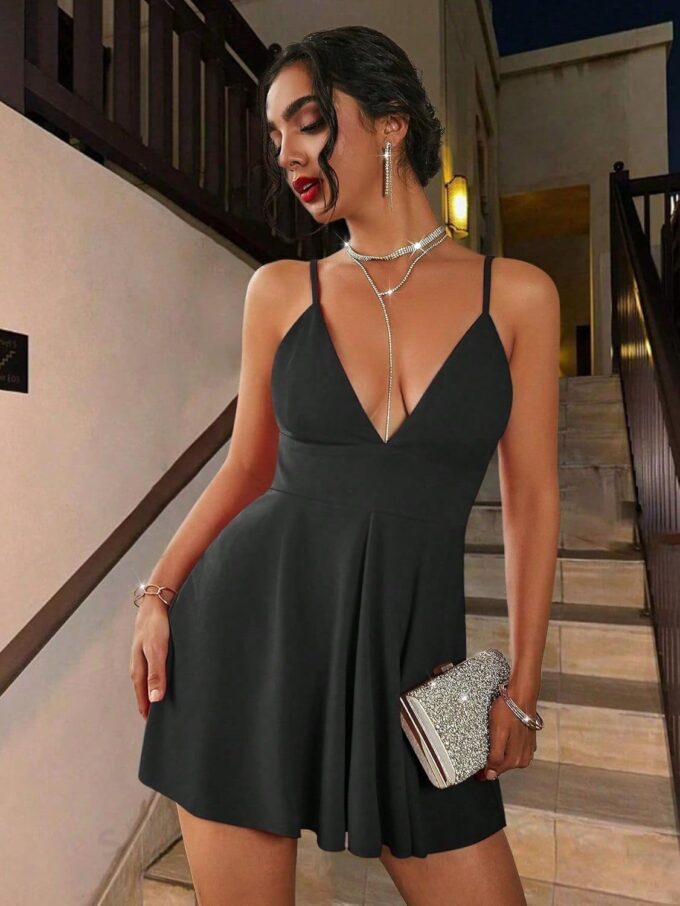 SISKIN Summer Tops for Women 2025, Sexy One Shoulder Asymmetrical Formal Elegant Evening Slim Fit Front Tie Knot Solid Top – Bild 2