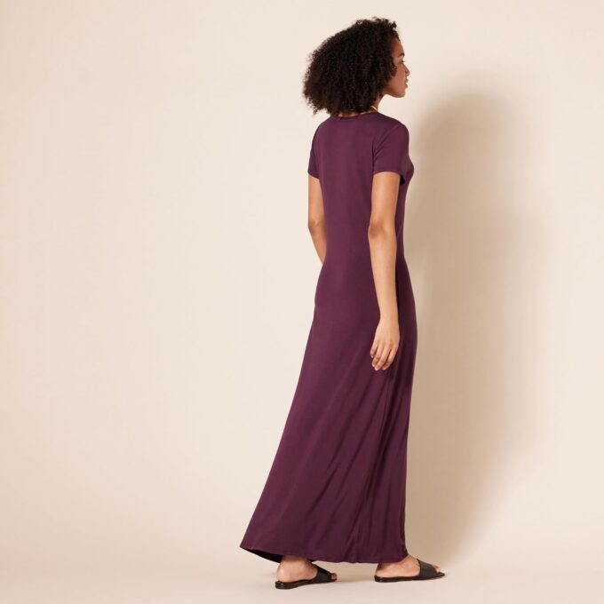 Amazon Essentials Women's Short-Sleeve Maxi Dress, Flowy – Bild 3