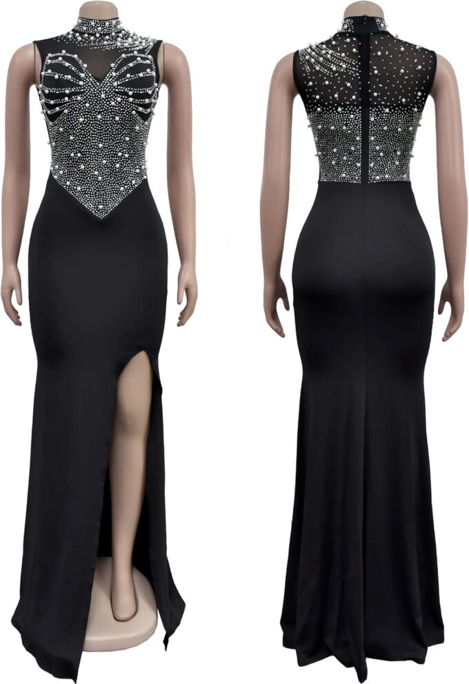 Rhinestone Embellished Formal Gowns and Evening Dresses for Women 2025 – Bild 5
