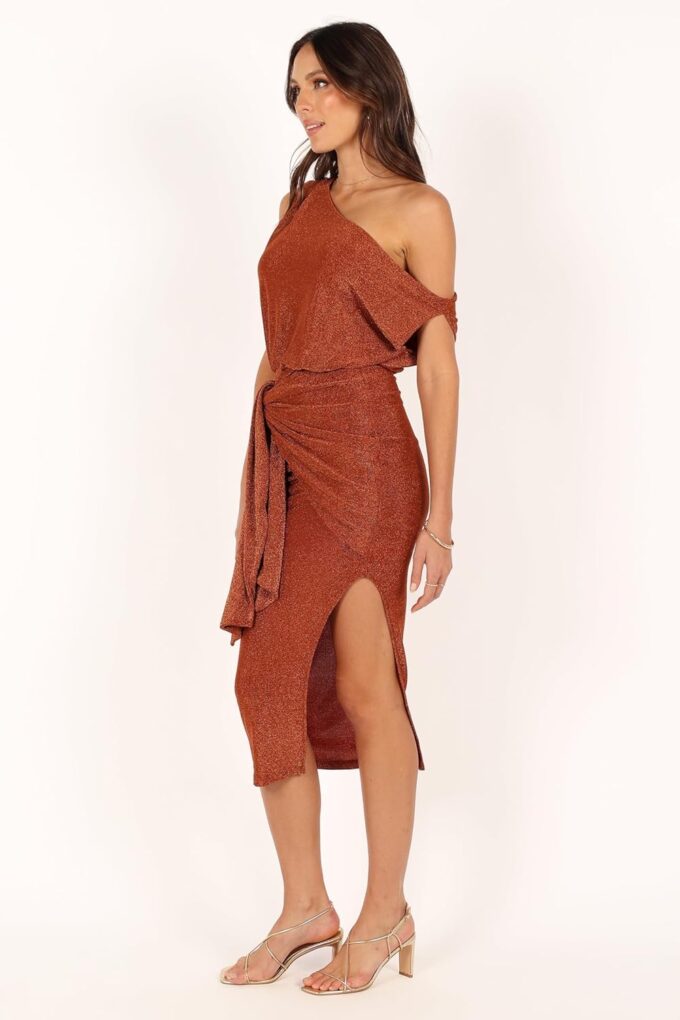 Petal & Pup Women's Santiago Off Shoulder Midi Dress – Bild 5