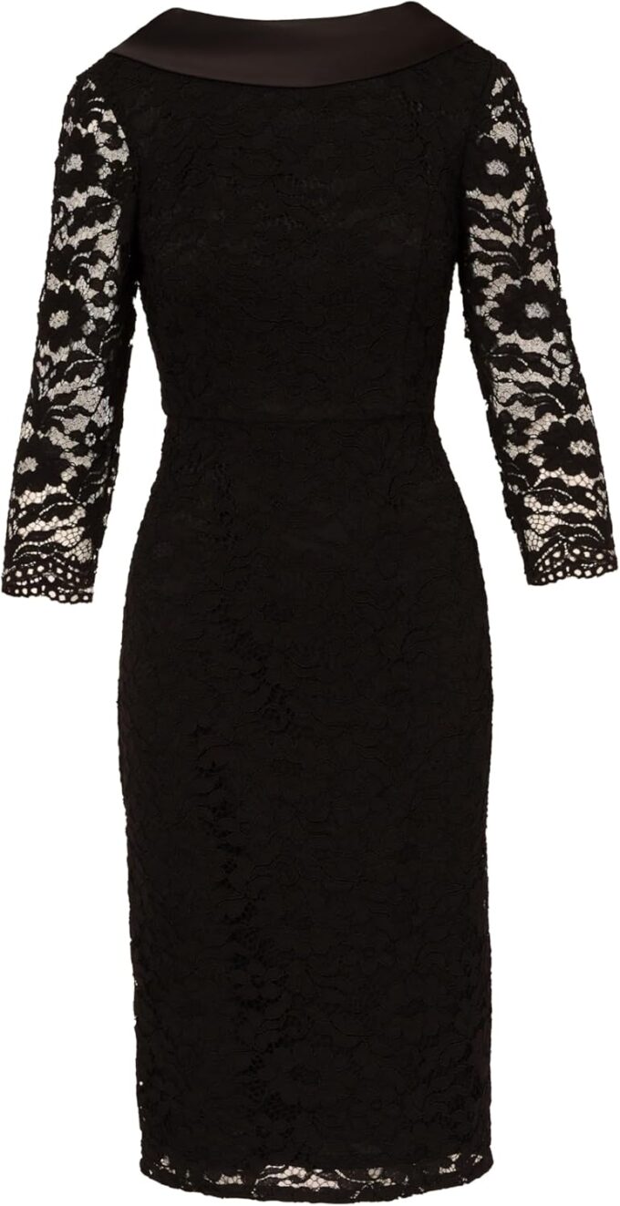 Adrianna Papell Women's Roll Neck Sheath Dress – Bild 5