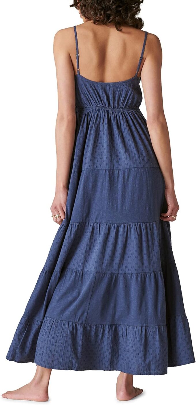 Lucky Brand Women's Cutout Tiered Maxi Dress – Bild 2