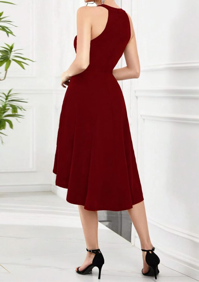 Womens Dress 2025 Spring Summer Halter Neck Sleeveless Mini Dresses – Bild 4
