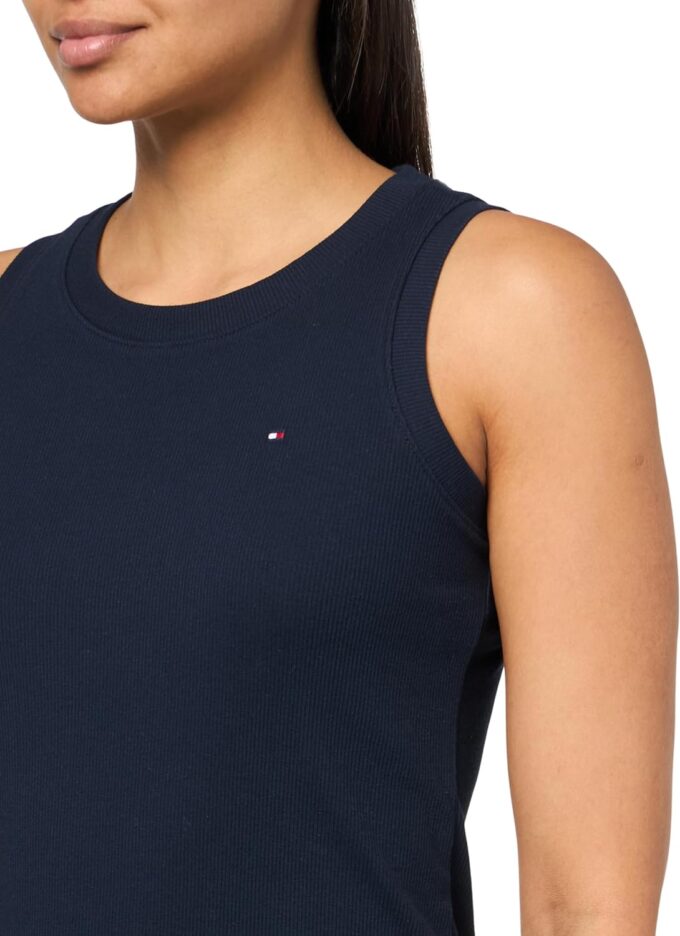 Tommy Hilfiger Women's Sleeveless Rib Knit Chatham Tank Dress – Bild 3