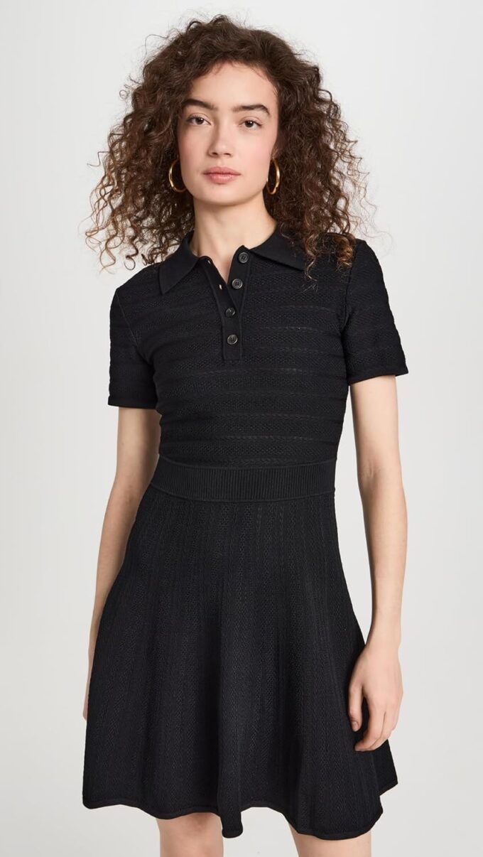 Shoshanna Women's Open Weave Knit Minoa Dress – Bild 2