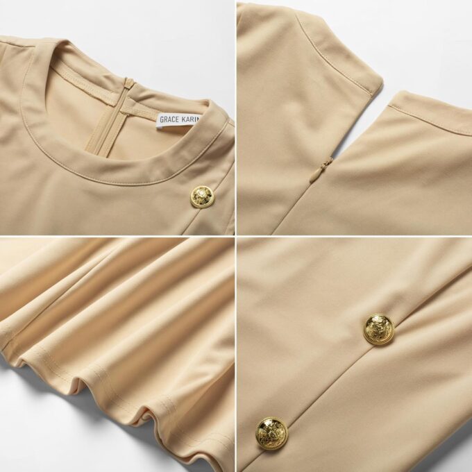 GRACE KARIN Cocktail-Minikleider für Damen, ärmellos, lässig, 2025, Sommerkleid, elegant, formelle Kleider – Bild 5