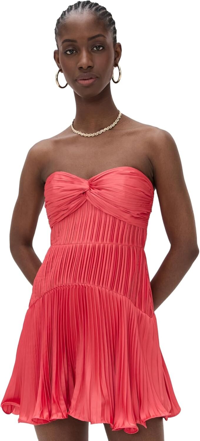 PANDORA systems Women's Catrina Mini Pleated Dress