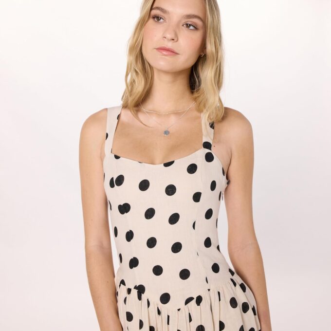 The Drop Women's Balu Feminine Shaped Waist Midi Dress – Bild 3